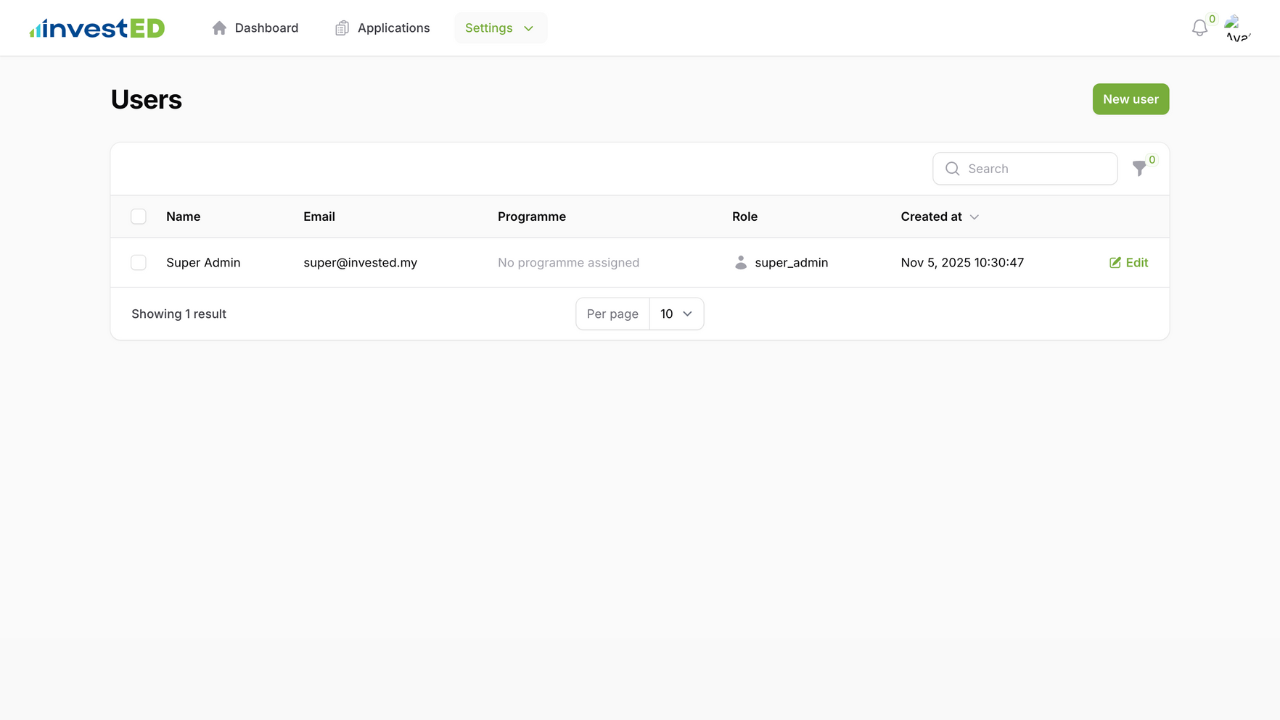 InvestED Portal - Backend API & Admin Dashboard screenshot 4